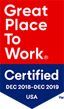Great Place to Work Certified 2018-2019